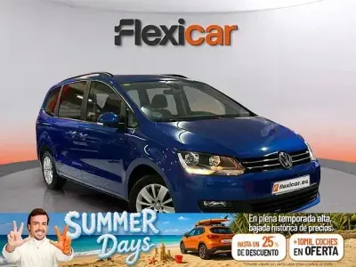 Usado VW Sharan Edition 150 CV (110 kW) 2018 Azul Monovolumen