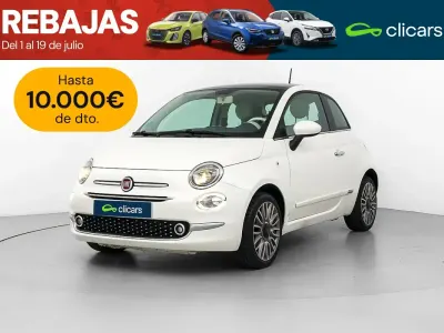 Usado Fiat 500 Lounge 69 CV (50 kW) 2017 Blanco Utilitario
