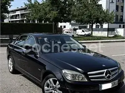 Usado Mercedes C200 Avantgarde 156 CV (114 kW) 2009 Negro Berlina