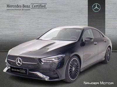 Negro cosmos Nuevo 2025 Mercedes CLA200 AMG line | 46.500 € (Un poco caro)