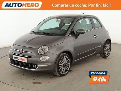 Usado Fiat 500 Lounge 70 CV (51 kW) 2017 Gris Utilitario