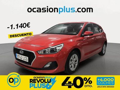 Usado Hyundai i30 120 CV (88 kW) 2019 Rojo Berlina