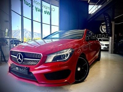 Usado Mercedes CLA220 AMG line 177 CV (130 kW) 2015 Rojo Berlina