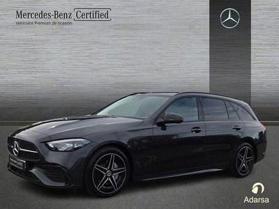 Gris grafito Usado 2025 Mercedes C220 AMG line Familiar | 48.900 € (Precio justo)
