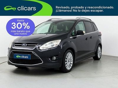 Usado Ford Grand C-Max Titanium 125 CV (91 kW) 2014 Negro Monovolumen