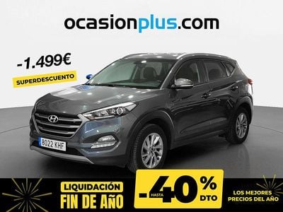 Gris Usado 2018 Hyundai Tucson SUV | 16.490 € (Precio justo)