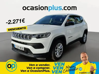 Usado Jeep Compass Longitude 130 CV (95 kW) 2022 Blanco SUV