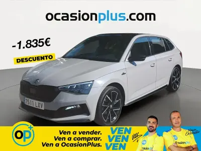 Usado Skoda Scala Monte Carlo 150 CV (110 kW) 2022 Gris Utilitario