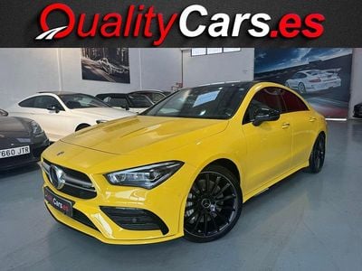 Usado Mercedes CLA35 AMG AMG 306 CV (225 kW) 2020 Amarillo Berlina