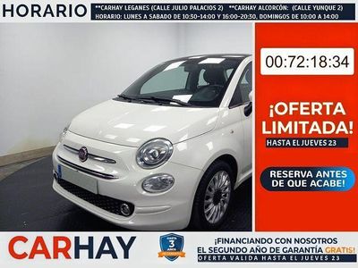 Usado Fiat 500 Lounge 69 CV (50 kW) 2019 Blanco Berlina