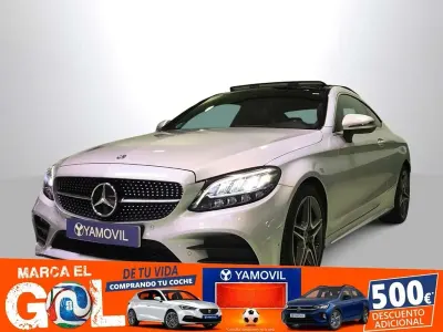 Usado Mercedes C200 184 CV (135 kW) 2020 Gris Coupe