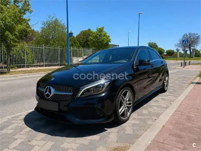 Usado Mercedes A200 AMG line 136 CV (100 kW) 2016 Negro Berlina