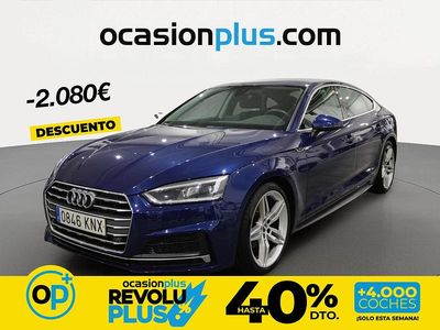 Usado Audi A5 Sport 150 CV (110 kW) 2018 Azul Coupe