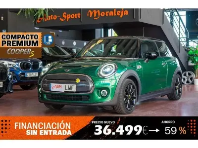 Usado Mini Cooper SE 135 kW (184 CV) 2021 Verde Utilitario