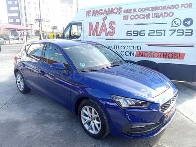 Usado Seat Leon Reference 90 CV (66 kW) 2021 Azul Berlina