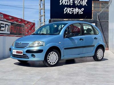 Usado Citroën C3 61 CV (44 kW) 2003 Azul Utilitario