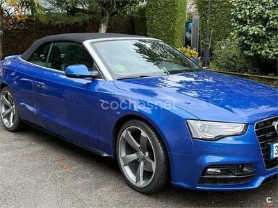 Usado Audi A5 Cabriolet S-Line 190 CV (139 kW) 2016 Azul Descapotable