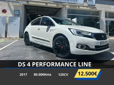 Usado DS Automobiles DS4 Performance 120 CV (88 kW) 2017 Blanco Berlina