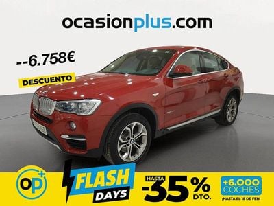 Usado BMW X4 184 CV (135 kW) 2017 Rojo SUV