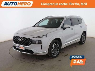 Blanco Usado 2023 Hyundai Santa Fe Style SUV | 34.570 € (Precio justo)