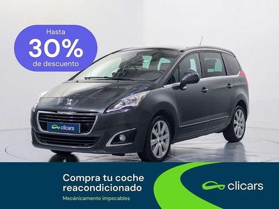 Usado Peugeot 5008 Allure 165 CV (121 kW) 2016 Gris Monovolumen