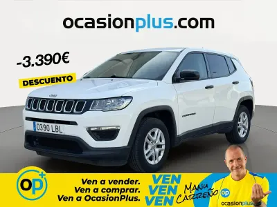 Usado Jeep Compass Sport 140 CV (102 kW) 2019 Blanco SUV