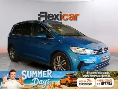 Usado VW Touran Sportline 150 CV (110 kW) 2019 Azul Monovolumen