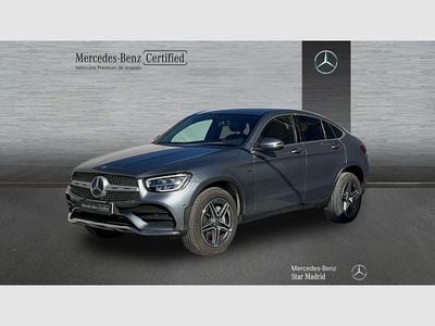 Gris Usado 2021 Mercedes GLC300e AMG line Coupe | 47.990 € (Precio justo)