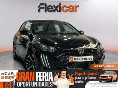 Usado Peugeot 208 Active 100 CV (73 kW) 2024 Negro Utilitario