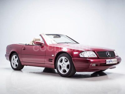 Usado Mercedes SL280 204 CV (150 kW) 2001 Granate Descapotable