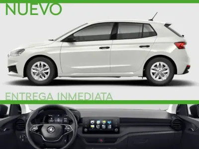Usado Skoda Fabia Essence 80 CV (58 kW) 2024 Blanco Utilitario