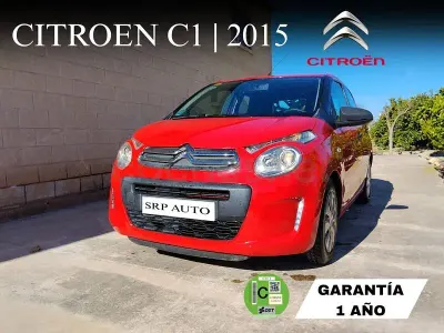 Usado Citroën C1 Live 69 CV (50 kW) 2015 Rojo Utilitario