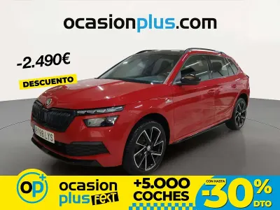 Usado Skoda Kamiq Monte Carlo 110 CV (80 kW) 2022 Rojo SUV