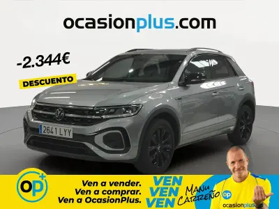 Usado VW T-Roc R-line 150 CV (110 kW) 2022 Gris SUV