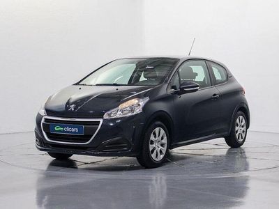 Usado Peugeot 208 Access 82 CV (60 kW) 2016 Negro Utilitario