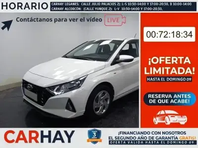 Usado Hyundai i20 101 CV (74 kW) 2021 Blanco Utilitario