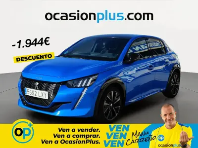 Usado Peugeot 208 GT 100 CV (73 kW) 2022 Azul Utilitario
