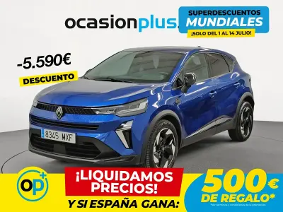 Usado Renault Captur Techno 90 CV (66 kW) 2024 Azul SUV