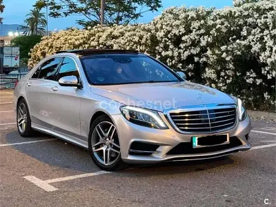 Usado Mercedes S350 258 CV (189 kW) 2015 Gris / plata Berlina