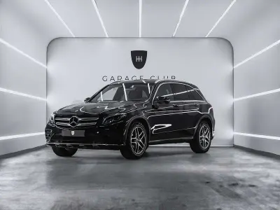 Occasion Mercedes GLC220 AMG line 170 PK (125 kW) 2018 Zwart SUV