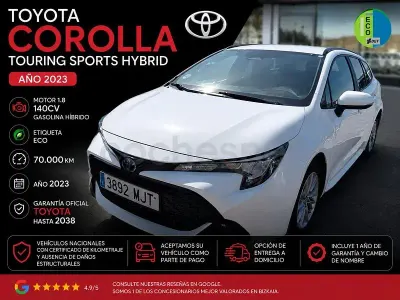 Usado Toyota Corolla Active 140 CV (102 kW) 2023 Blanco Familiar