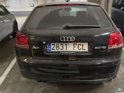 Usado Audi A3 Ambition 170 CV (125 kW) 2006 Negro Utilitario