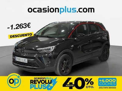 Usado Opel Crossland X GS Line 130 CV (95 kW) 2022 Negro SUV