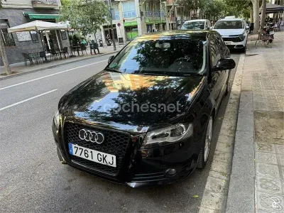 Usado Audi A3 Attraction 125 CV (91 kW) 2009 Negro Utilitario