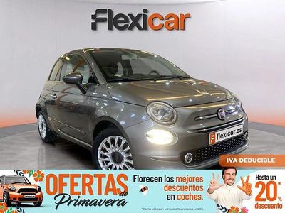 Usado Fiat 500 Lounge 69 CV (50 kW) 2018 Gris Utilitario