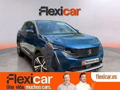 Usado Peugeot 3008 Active 130 CV (95 kW) 2021 Azul SUV
