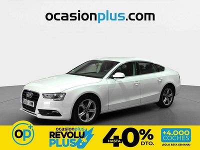 Usado Audi A5 Advanced 150 CV (110 kW) 2014 Blanco Berlina