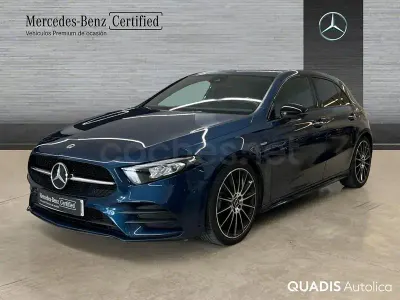 Usado Mercedes A180 136 CV (100 kW) 2021 Azul Berlina