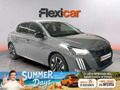 Usado Peugeot 208 Allure 100 CV (73 kW) 2025 Gris Utilitario