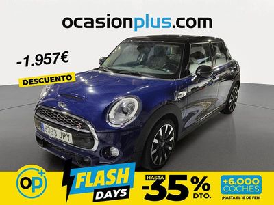 Usado Mini Cooper S 192 CV (141 kW) 2016 Azul Utilitario